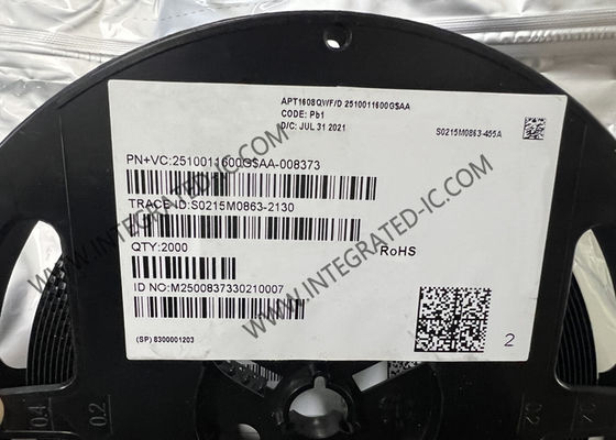 APT1608QWF/D Chip de circuito integrado LEDs blancos 1.6X0.8MM SMD Chip lámpara LED