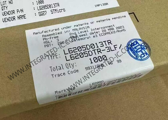 L6205D013TR Chip de circuito integrado DMOS conductores de puente completo doble SOIC20 conductores de motor