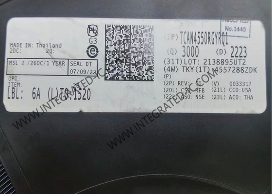 Chip de circuito integrado TCAN4550RGYRQ1 Transceptor CAN integrado para automóviles