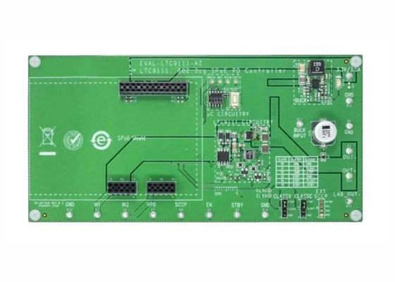 Placa base de evaluación de soluciones integradas EVAL-LTC9111-AZ LTC9111 SPoE PD