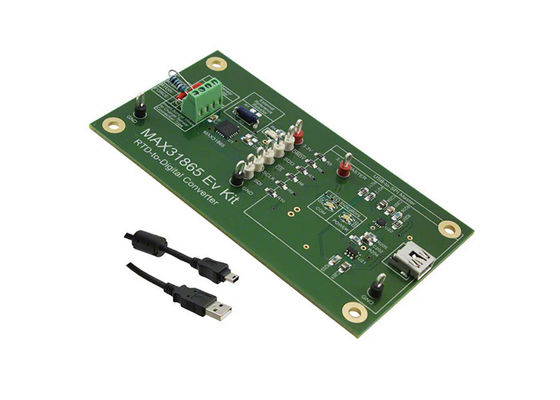 Placa de evaluación de interfaz de convertidor de resistencia a digital para soluciones integradas MAX31865EVKIT