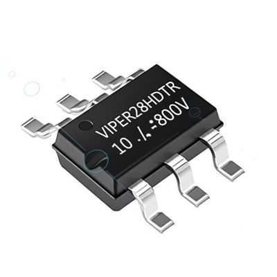 Chip de circuito integrado VIPER28HDTR Convertidor de alto voltaje con salida de 800V, potencia de 20W y frecuencia de conmutación de 115kHz
