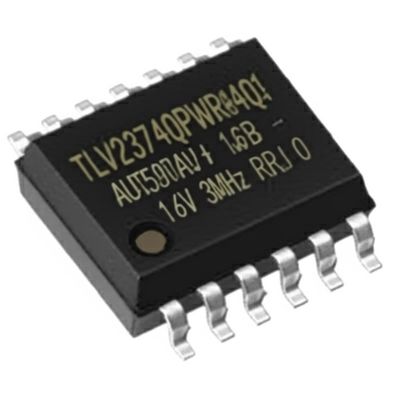TLV2374QPWRG4Q1 Chip IC de amplificador operacional de 4 canales y 16 V a 3 MHz para automoción