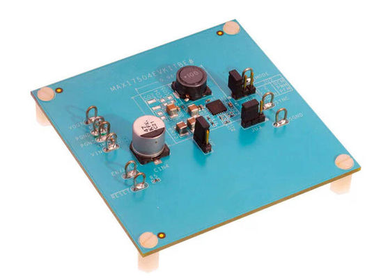MAX17504EVKITBE Placa de evaluación de convertidor CC-CC reductor de 5 V a 500 kHz para soluciones integradas