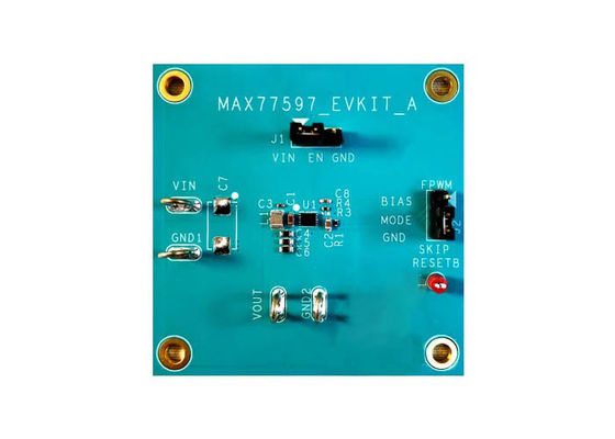 MAX77597EVKIT Soluciones incrustadas Consejo de evaluación del convertidor sincrónico paso a paso