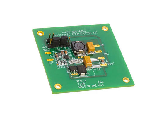 MAX668EVKIT Placa de evaluación de soluciones integradas 1 salida no aislada DC/DC elevador