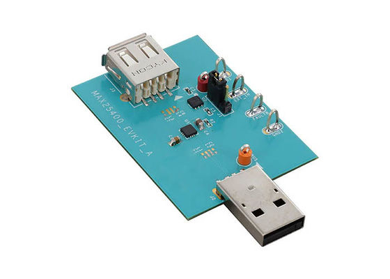 Placa de evaluación del interruptor de protección USB 2.0 de alta velocidad para automoción MAX25400EVKIT Embedded Solutions