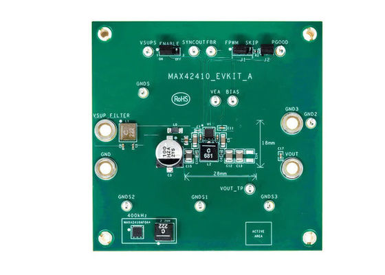 MAX42410EVKIT Placa de evaluación de convertidor reductor síncrono de 4.5V a 36V para soluciones integradas