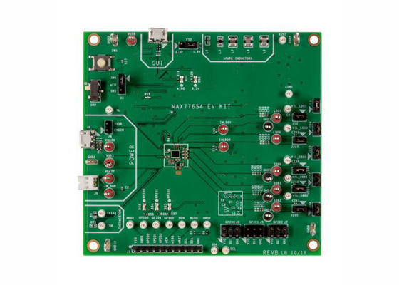 Placa de evaluación PMIC Embedded Solutions MAX77654EVKIT para cargador de batería MAX77654
