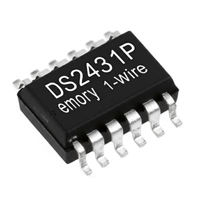 Chip IC de memoria EEPROM 1-Wire DS2431P de 1024 bits con paquete TSOC-6 y organización 256 x 4