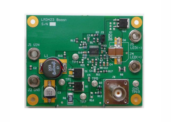 Placa de evaluación del controlador LED de 2 capas Boost de soluciones integradas LM3423BS2LYEV