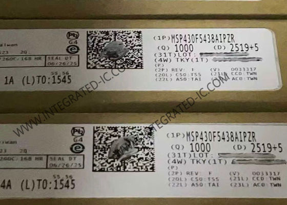 Microcontrolador MSP430F5438AIPZR MCU de alto rendimiento de 16 bits y 25 MHz