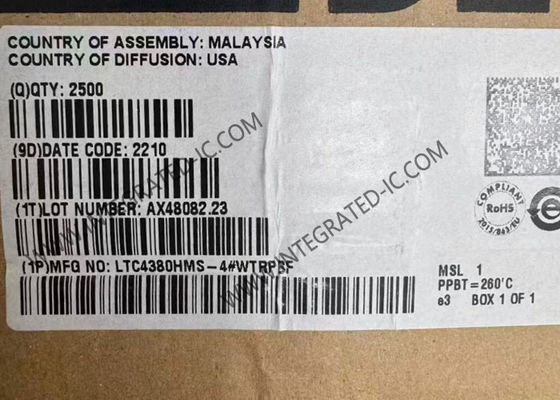 Chip de circuito integrado LTC4380HMS-4 con protección contra sobretensiones de baja corriente de reposo y grado automotriz