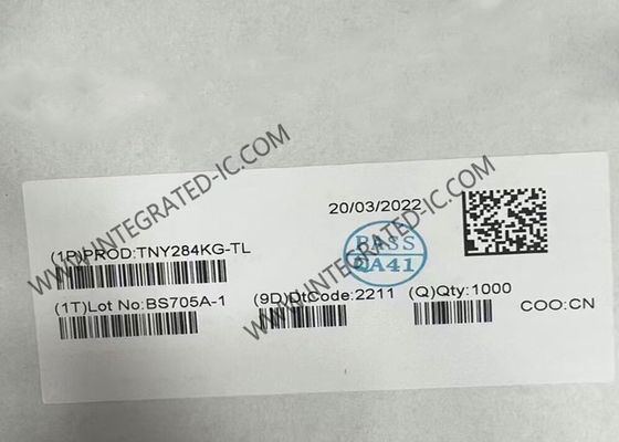 TNY284KG Integrated Circuit Chip Power Supply Controller with 725V Rated MOSFET 11W Output Power and 85V to 265V Output Voltage