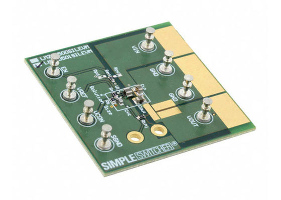 Placa de evaluación del convertidor CC/CC reductor de 2 MHz para soluciones integradas LMZ10501SILEVM