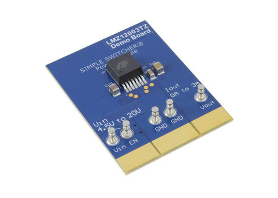 LMZ12003DEMO Placa de demostración del módulo de alimentación para soluciones integradas LMZ12003 Demo Board