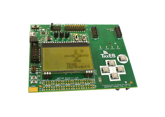 Placa de evaluación de transceptor de 169 MHz a 2,4 GHz para soluciones integradas SMARTRFTRXEBK