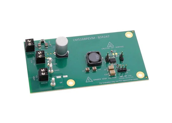 Placa de evaluación del regulador reductor CC/CC de 115 V y 300 mA LM5168PEVM Embedded Solutions