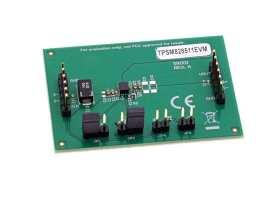 Placa de evaluación del convertidor CC/CC reductor de 2,25 MHz de 1 A para soluciones integradas TPSM828511EVM