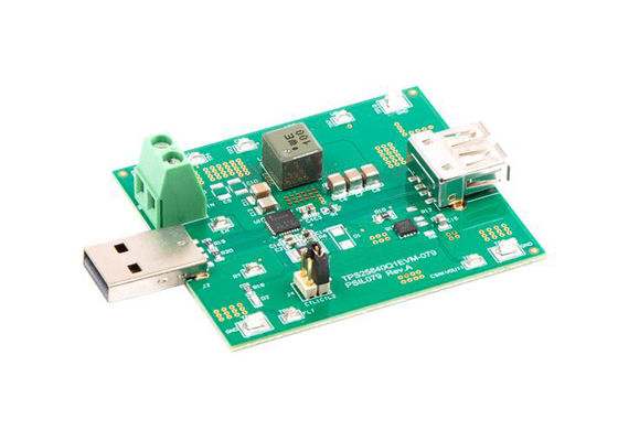 Módulo de evaluación del convertidor reductor síncrono USB BC1.2 de Embedded Solutions TPS25840Q1EVM-079
