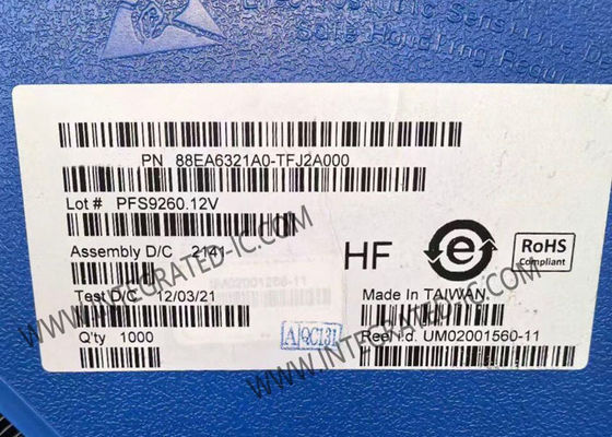 88EA6321A0-TFJ2A000 Transceptor de capa física Ethernet de grado automotriz 1 con 100/1000BASE-T1