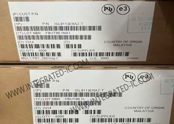 Chip de circuito integrado ISL9113ERAZ Convertidor elevador síncrono con rango de voltaje de entrada de 0,8 V a 4,7 V, corriente de salida de 500 mA y baja corriente de reposo de 20 uA