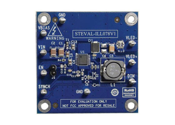 Placa de evaluación del controlador LED Buck LED6000 para soluciones integradas STEVAL-ILL078V1