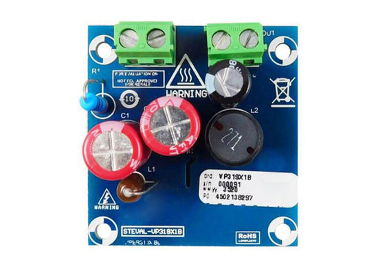 Soluciones integradas de STEVAL-VP319X1B VIPER319X 5V Cuadro de evaluación del convertidor Buck