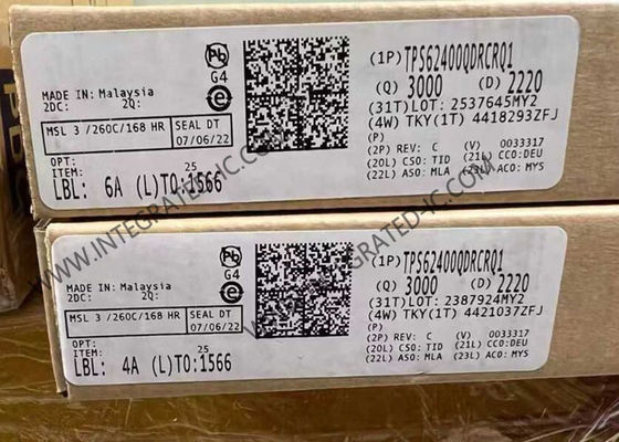 Chip de circuito integrado TPS62400QDRCRQ1 Regulador de conmutación reductor IC de 2 salidas 400mA