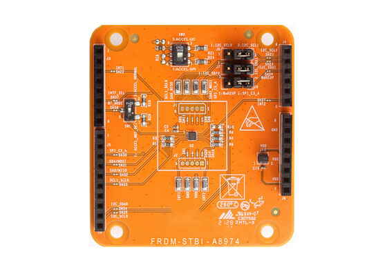 FRDM-STBI-A8974 Soluciones incrustadas 1.71V a 3.6V Tabla de evaluación del sensor del acelerómetro