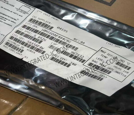 Array de puertas programables de campo 10M16DAF484C8G 484FBGA MAX 10 FPGA Circuitos integrados 549kbit 450 MHz