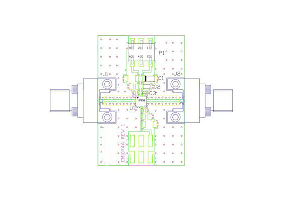 CMD270P3-EVB Soluciones integradas de banda ancha MMIC Consejo de evaluación de amplificadores de bajo ruido