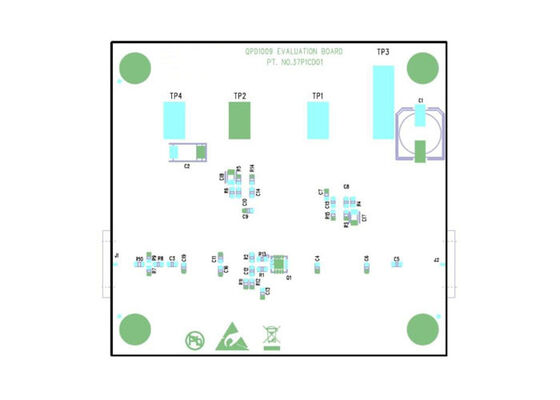 QPD1009EVB01 Soluciones Integradas Placas de Evaluación de Transistores RF GaN QPD1009 de 15W