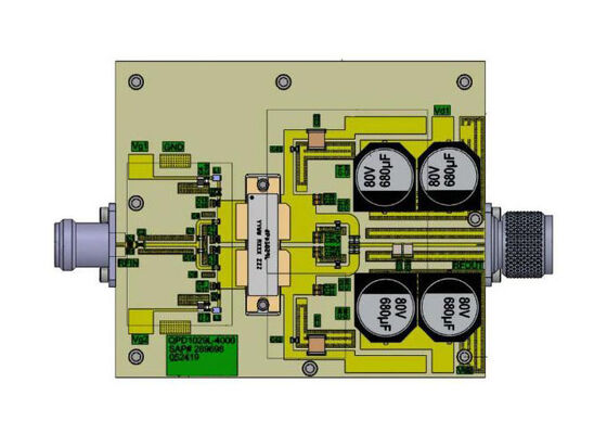 QPD1029LEVB4 Soluciones Integradas 1500W 65V QPD1029L Placa de Evaluación de Transistor RF GaN con Adaptación de Entrada