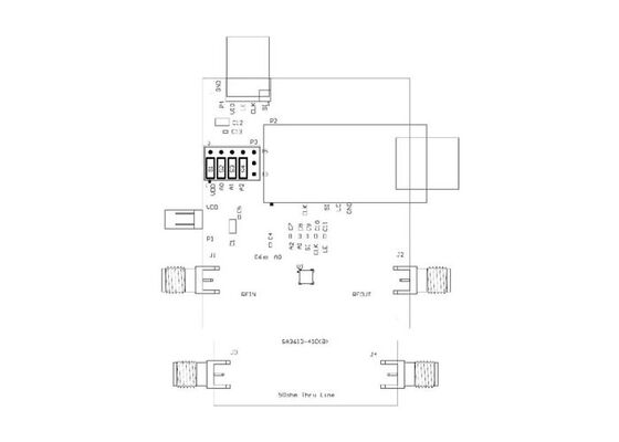 RFSA3613PCK-410 Placa de evaluación del atenuador digital de paso RFSA3613 de Embedded Solutions