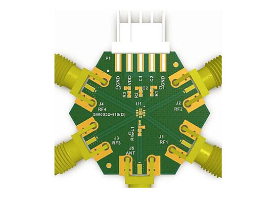 RFSW6042PCK-411 Embedded Solutions 5MHz To 6000MHz RFSW6042 SP4T Switch Evaluation Board