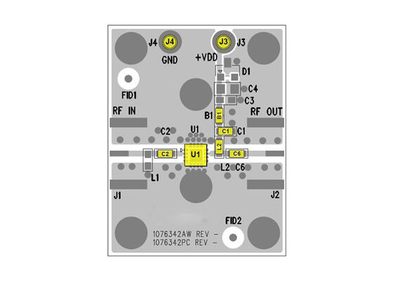 TQP3M9038-PCB-IF Soluciones Integradas 85mA Placa de Evaluación de Bloque Amplificador de Bajo Ruido (LNA) de Alta Linealidad