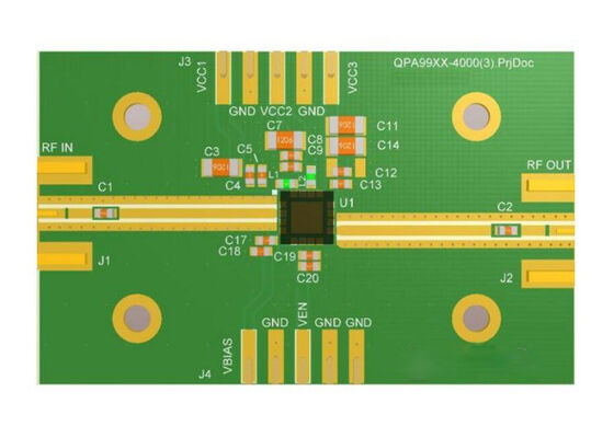 QPA9903EVB01 Consejo de evaluación de soluciones integradas de amplificadores de potencia linearizables de alta eficiencia