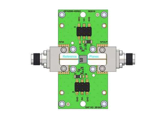 QPA2598EVB Soluciones embebidas 2.5W QPA2598 Junta de evaluación del amplificador de controlador GaN