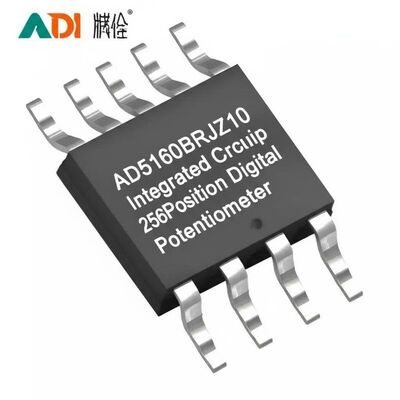 Chip de circuito integrado potenciómetro digital AD5160BRJZ10 con 256 posiciones, resistencia de 10 kOhmios e interfaz compatible con SPI