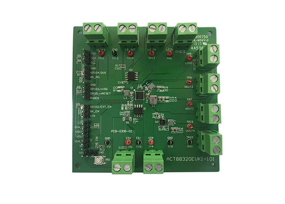 ACT88320EVK1-101 Soluciones Integradas ActivePMU™ 7 DC/DC Reductor con Placa de Evaluación LDO