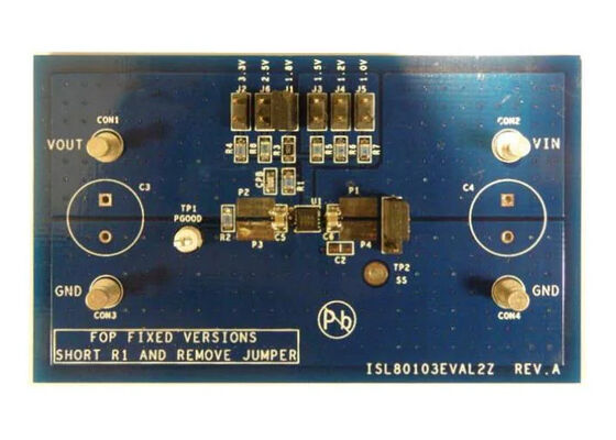 Placa de evaluación del regulador de voltaje lineal de un solo canal ISL80103EVAL2Z Embedded Solutions