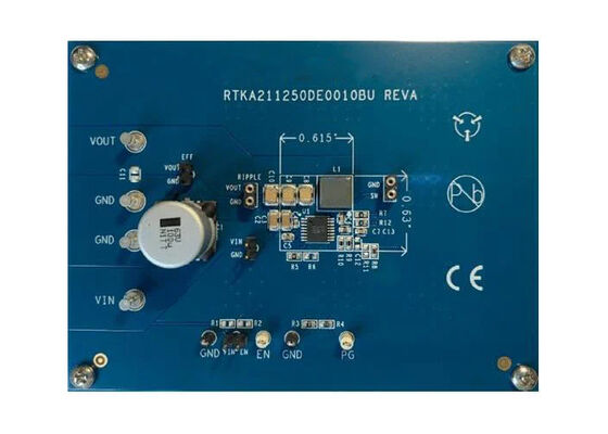 RTKA211250DE0010BU Placa de evaluación del regulador reductor síncrono de 4,5 V a 30 V para soluciones integradas