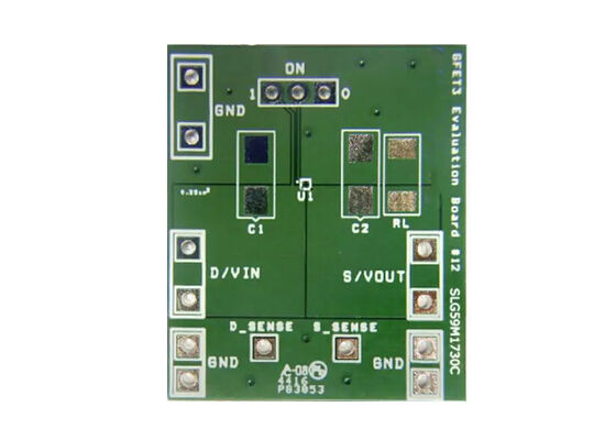 SLG59M1730C-EVB Placa de evaluación de gestión de energía de interruptor de carga de 1 canal para soluciones integradas