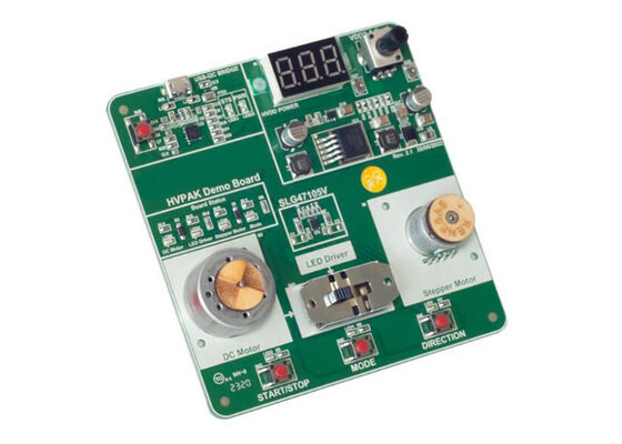 SLG47105V-DMO Soluciones Integradas HVPAK SLG47105 Placa de Demostración de Control de Motor CC/Paso a Paso y LED