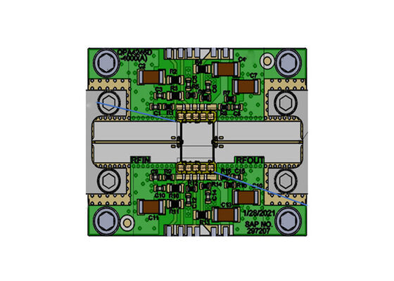 QPA4246DEVB Soluciones embebidas de 37,5 GHz a 42,5 GHz Junta de evaluación de amplificadores GaN de 10 W