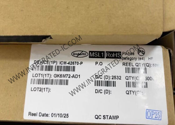 ICM-42670-P Circuito Integrado Sensor IMU de Seguimiento de Movimiento de 6 Ejes de Alto Rendimiento