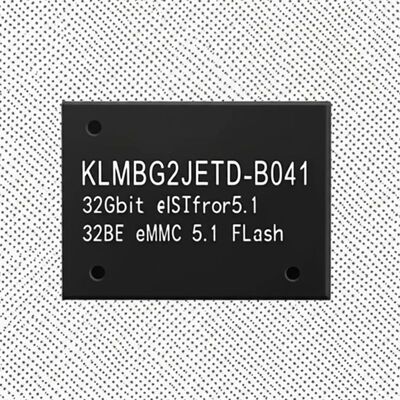 KLMBG2JETD-B041 Chip de IC de memoria 32Gbit eMMC 5.1 IC de almacenamiento flash con interfaz HS400