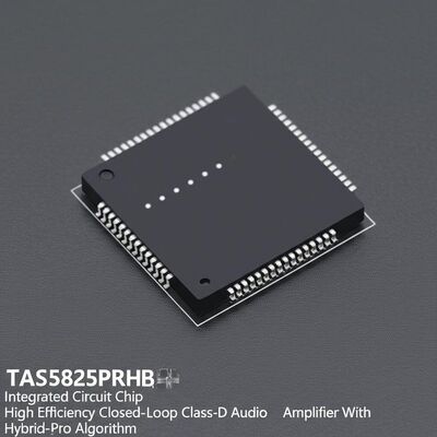 TAS5825PRHBR Chip de circuito integrado amplificador de audio de circuito cerrado de alta eficiencia de clase D con algoritmo híbrido-pro