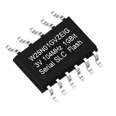 W25N01GVZEIG 1 Gbit 104MHz Interfaz SPI SLC NAND Chip de IC de memoria flash